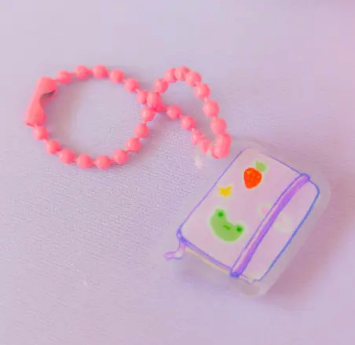 Journal Small Acrylic Charm