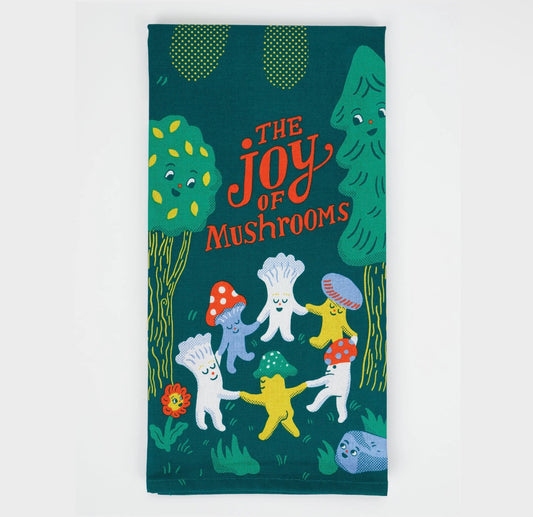 The Joy of Mushrooms Dish Towel