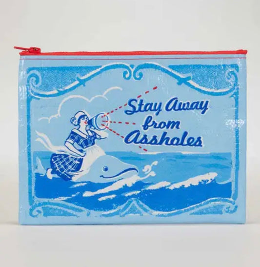 Stay Away from Assholes Zipper Pouch