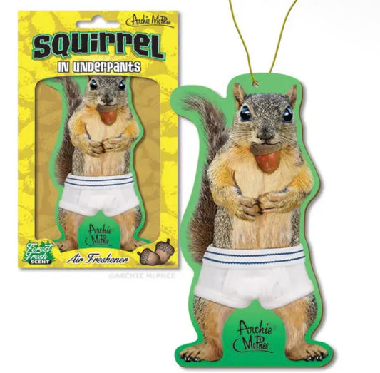 Squirrel in Underpants Air Freshener