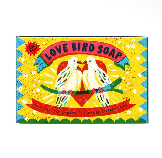 Love Bird Tea Tree, Lemongrass, Lavender & Peppermint Natural Handmade Soap Bar