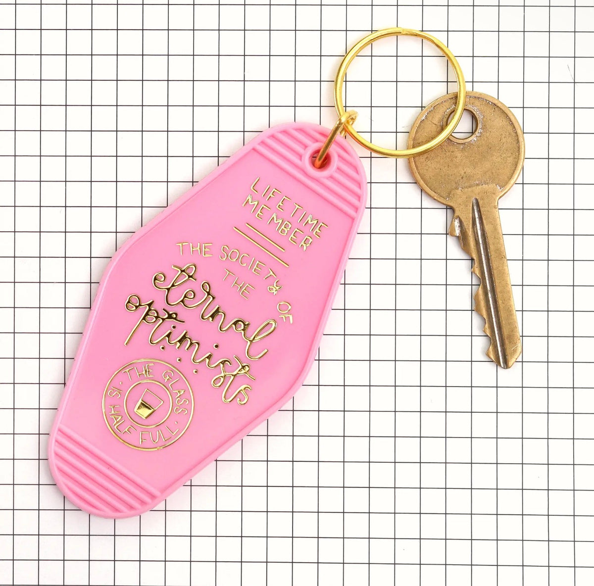 Society of the Eternal Optimists Keyring