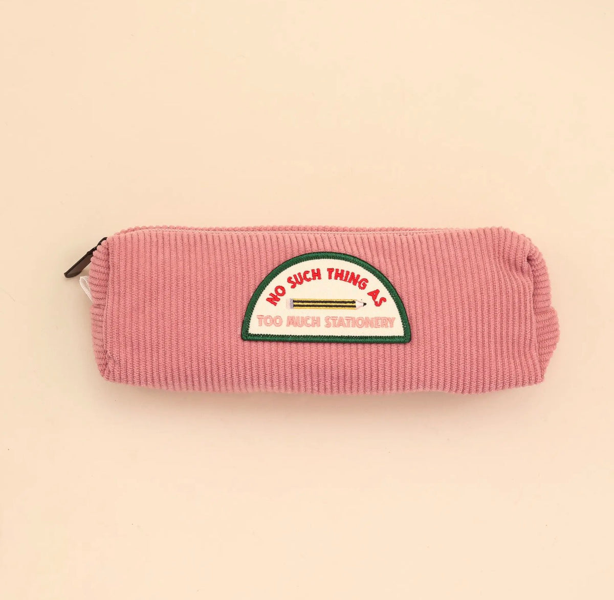 No Such Thing As Too Much Stationery Pink Pencil Case