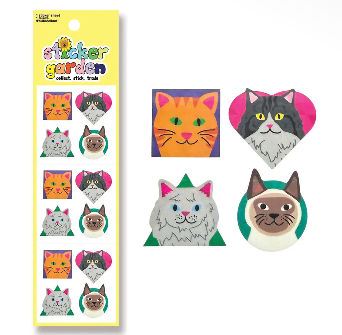 Prism Cats Sticker Sheet