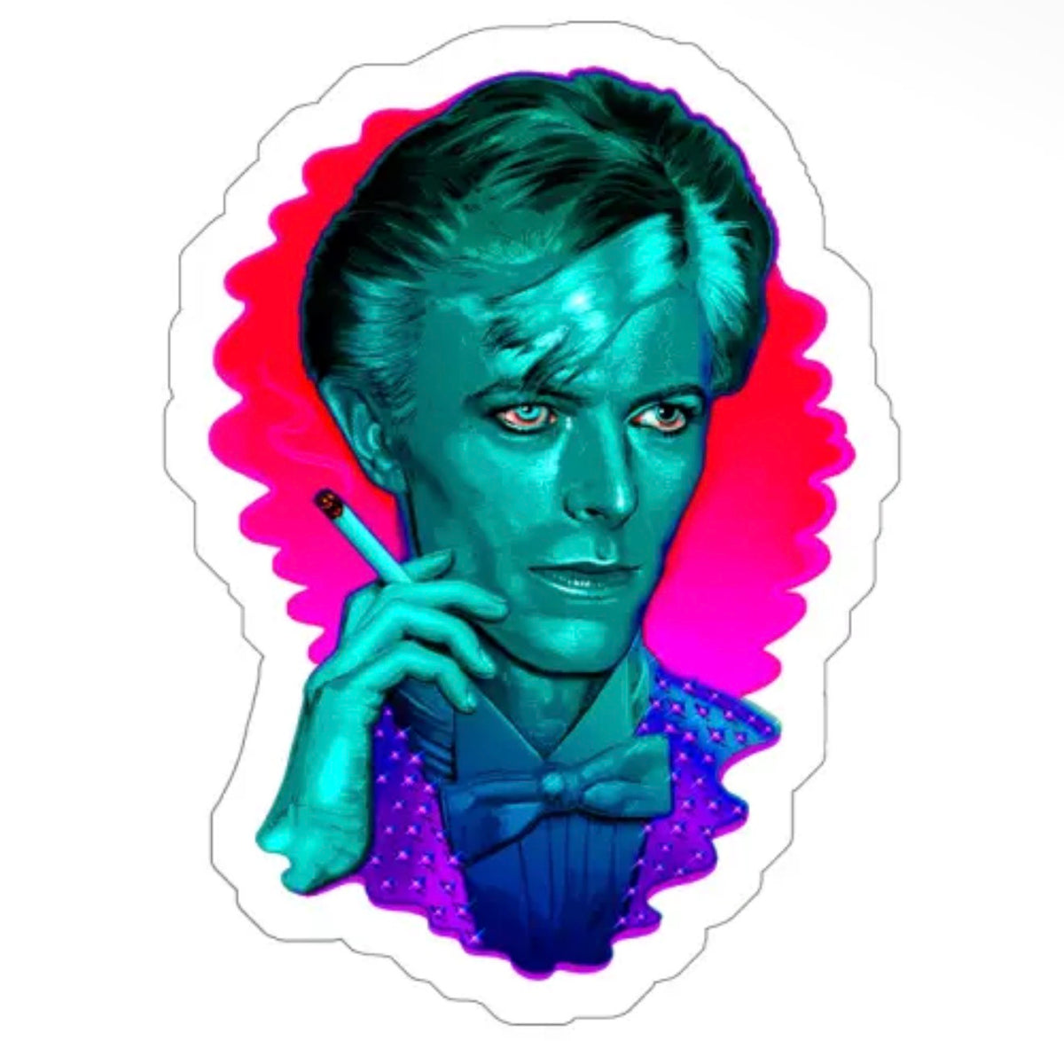 Blue Duke Die Cut Stickers