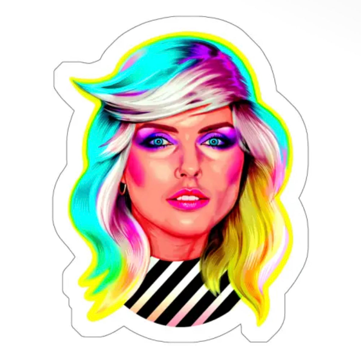 Cool Blonde Die Cut Stickers