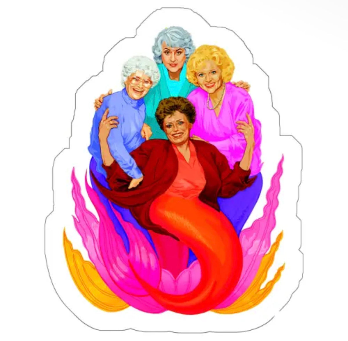 Golden Die Cut Stickers