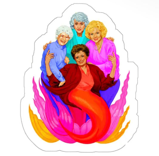Golden Die Cut Stickers