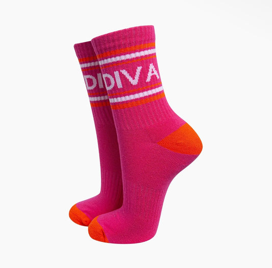 Diva Organic Cotton Sports Socks