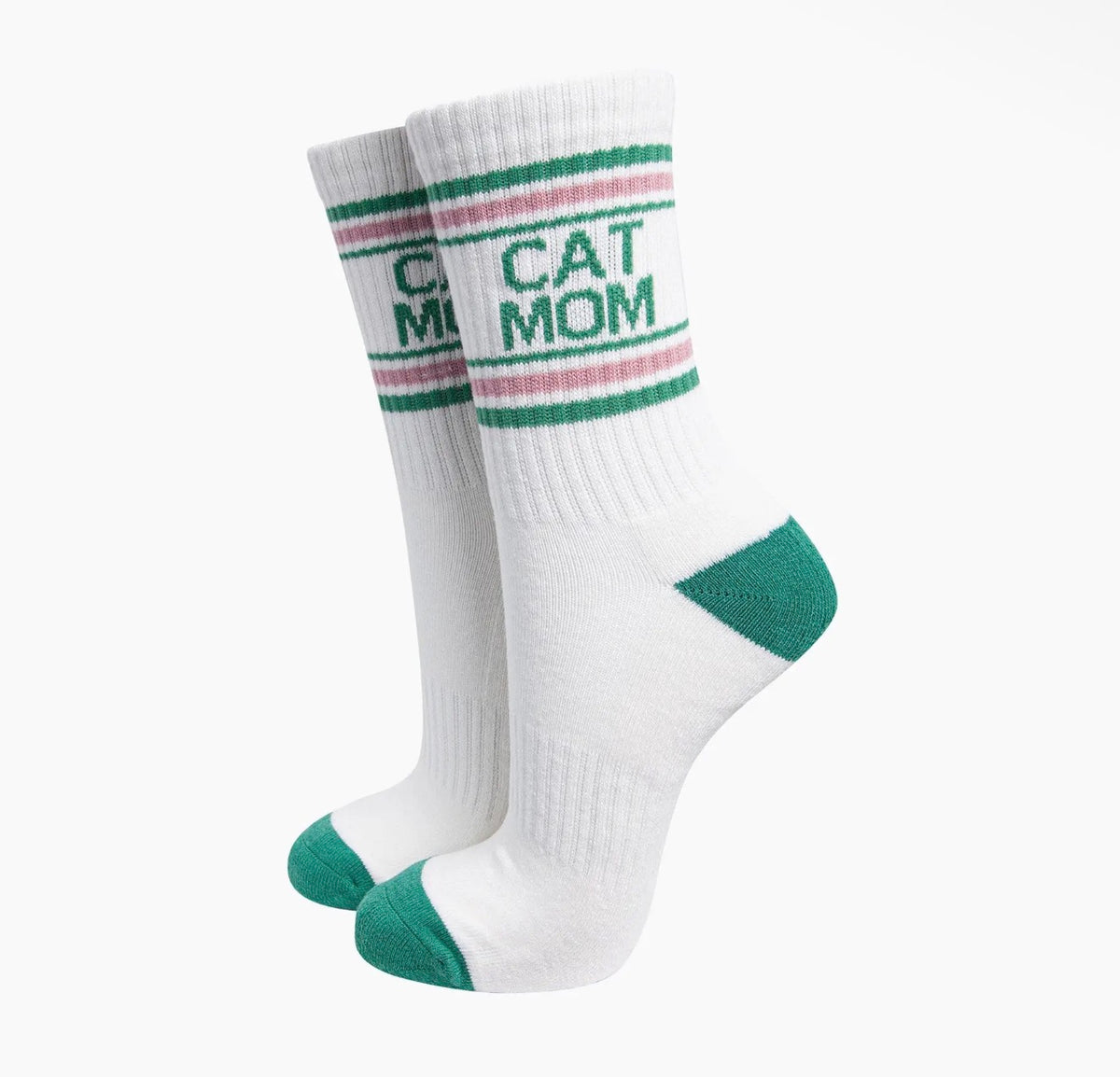 Cat Mom Organic Cotton Sports Socks