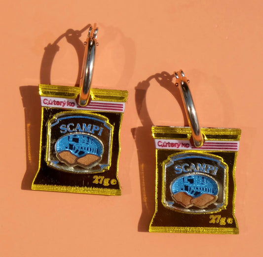 Scampi Snack Hoop Earrings