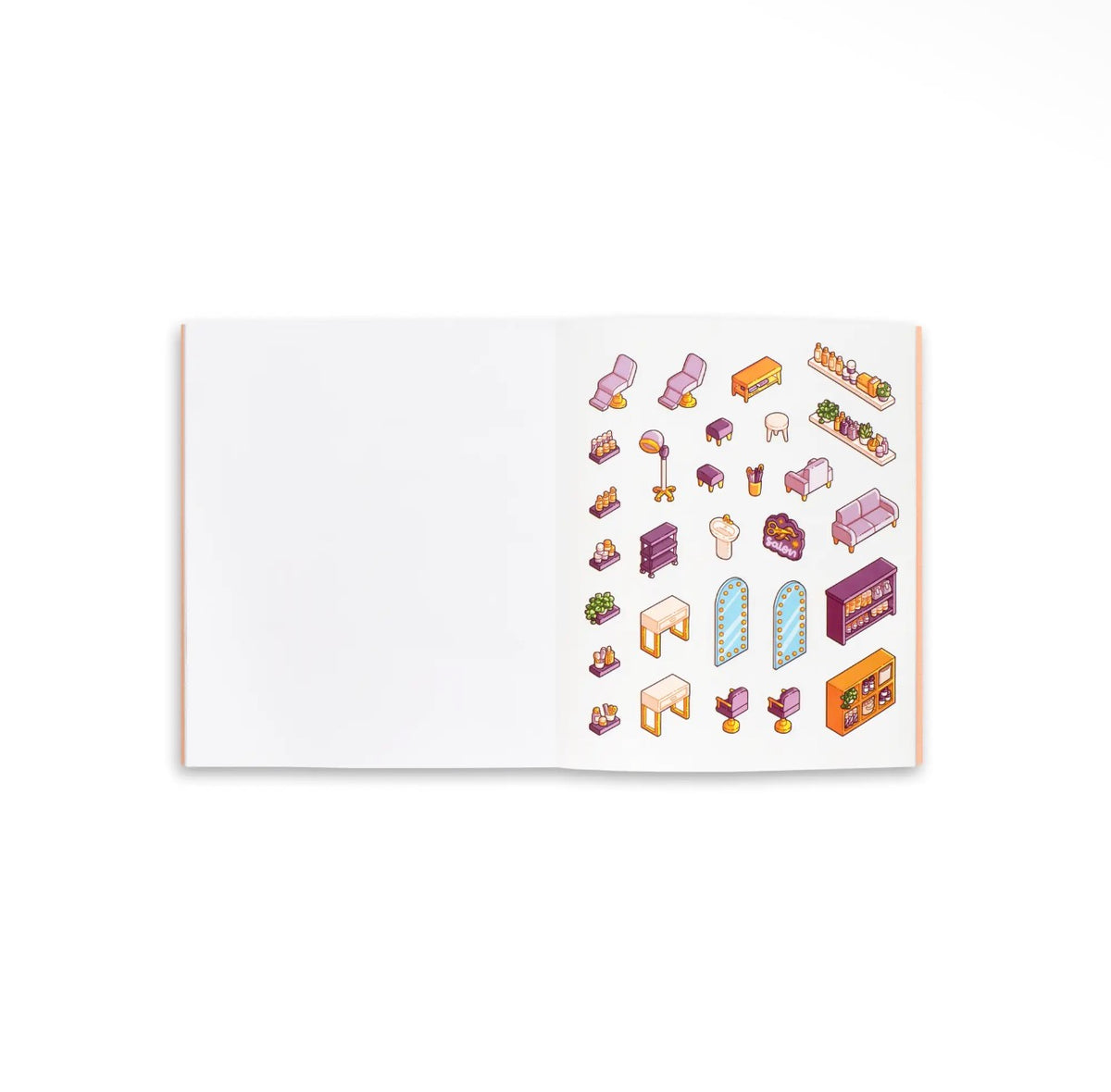 Cute 'n' Cozy Sticker Therapy: Cozy Town