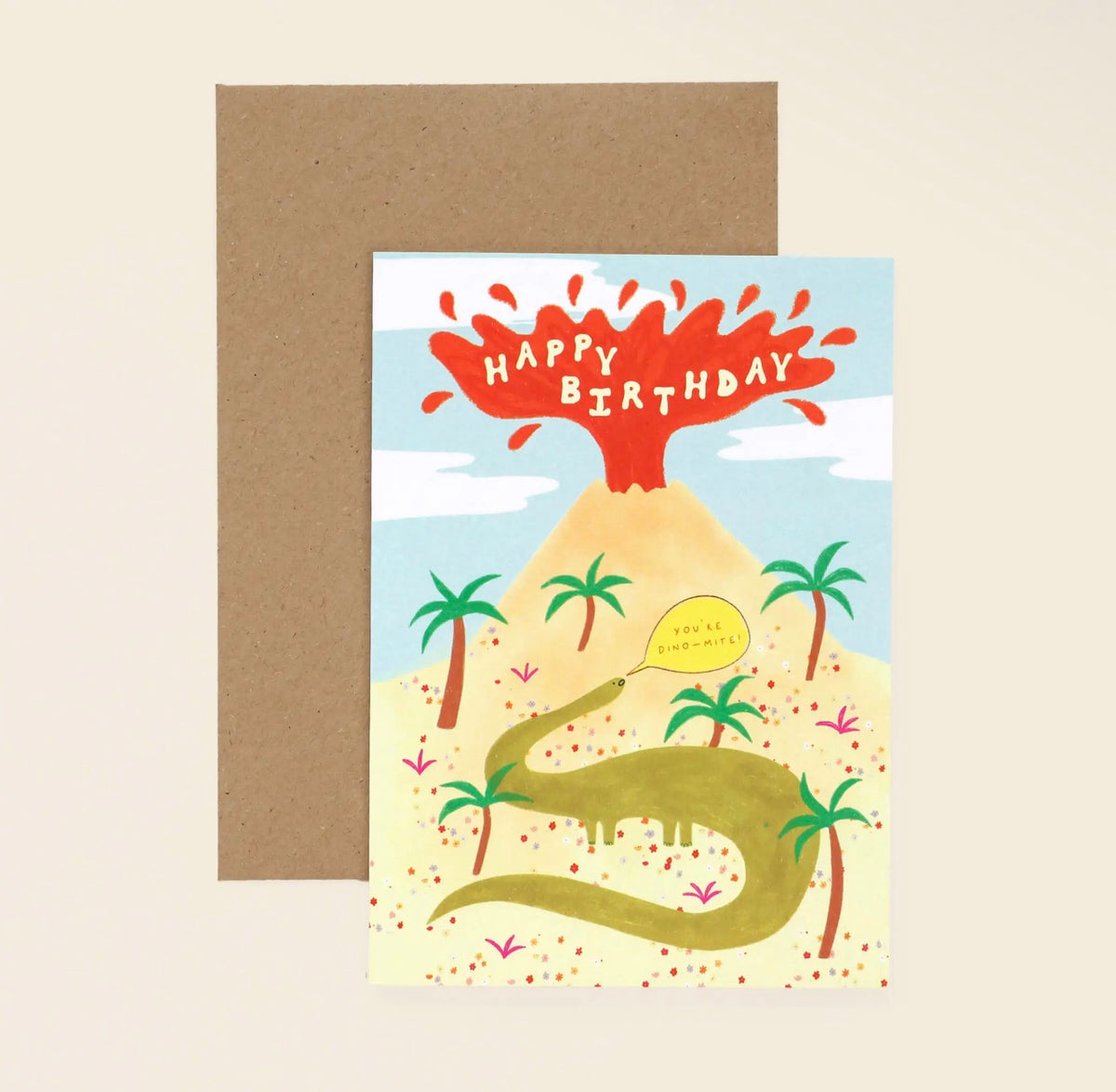 Dinomite Birthday Card