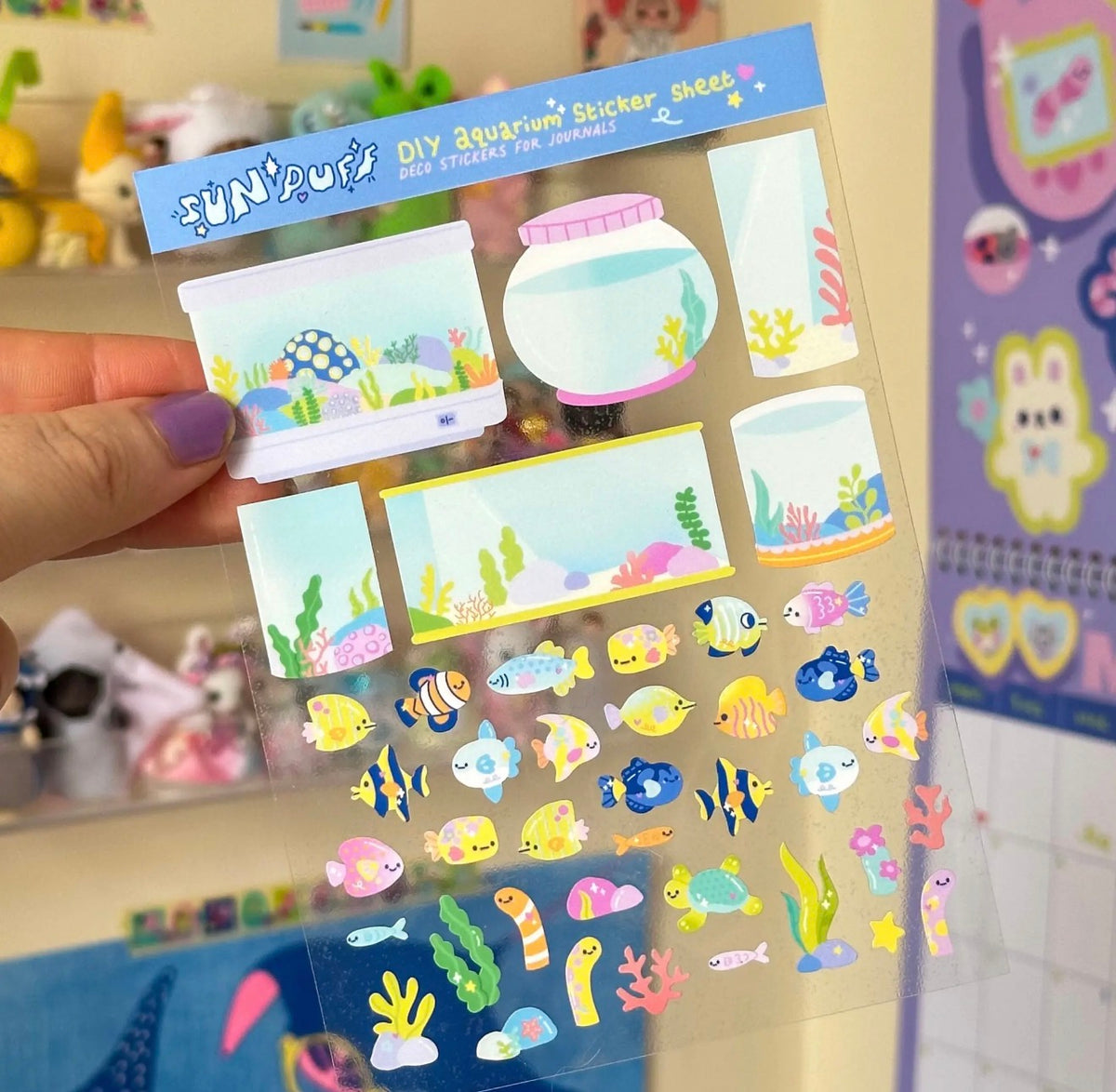 Diy Aquarium Sticker Sheet