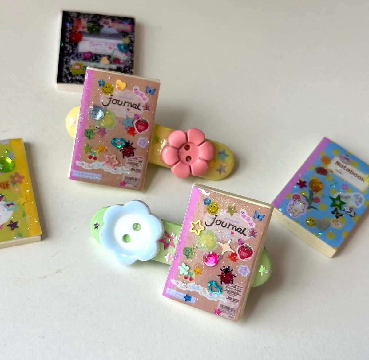 Journal Hairclips