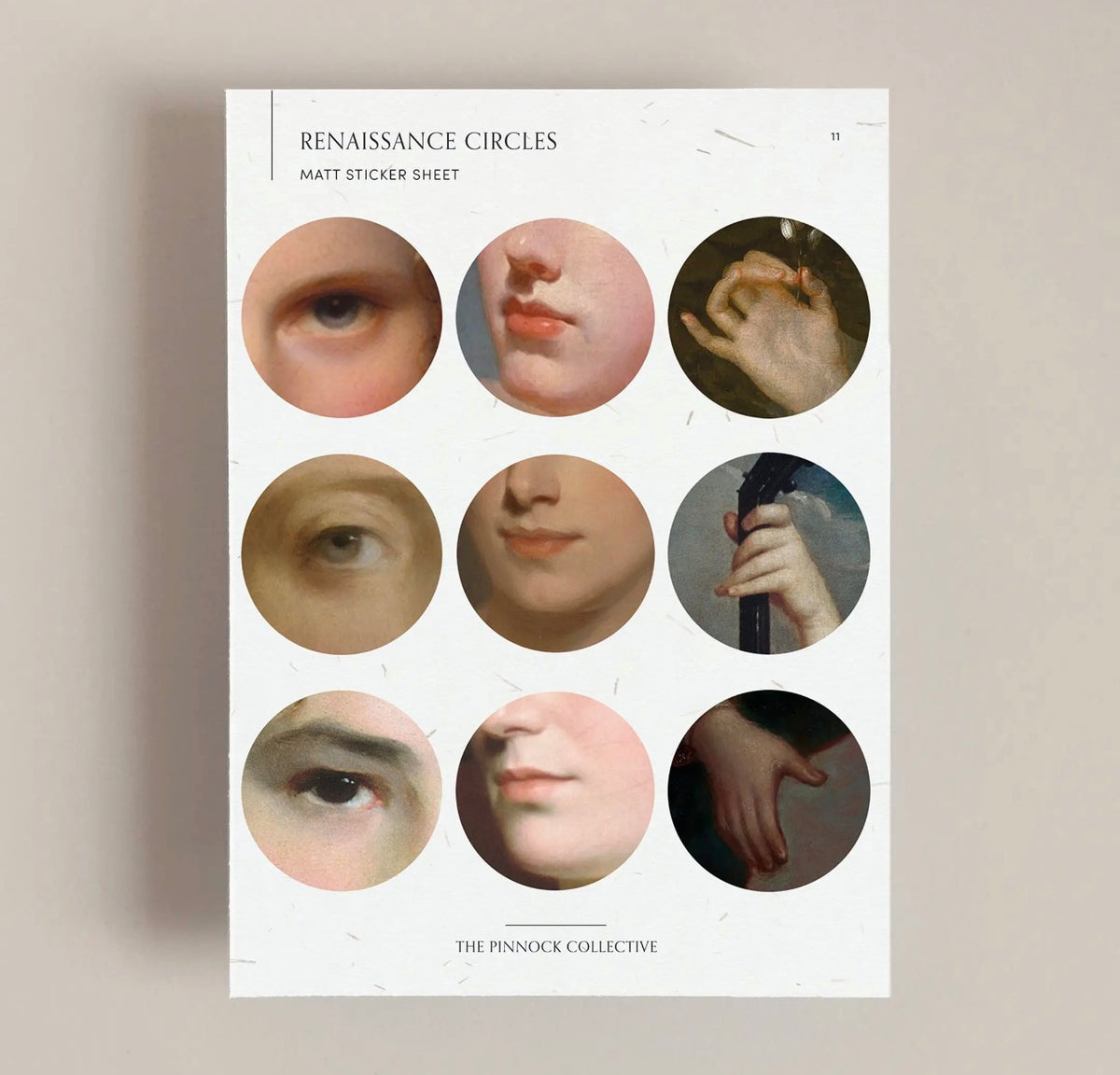 Renaissance Circles Sticker Sheet
