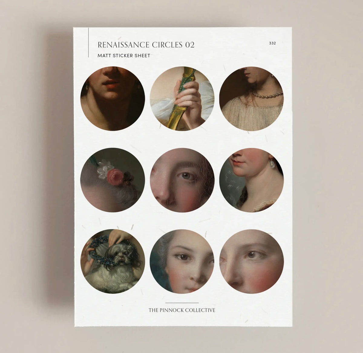 Renaissance Circles Sticker Sheet