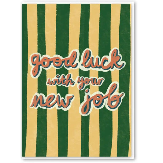 Good Luck with your New Job Card
