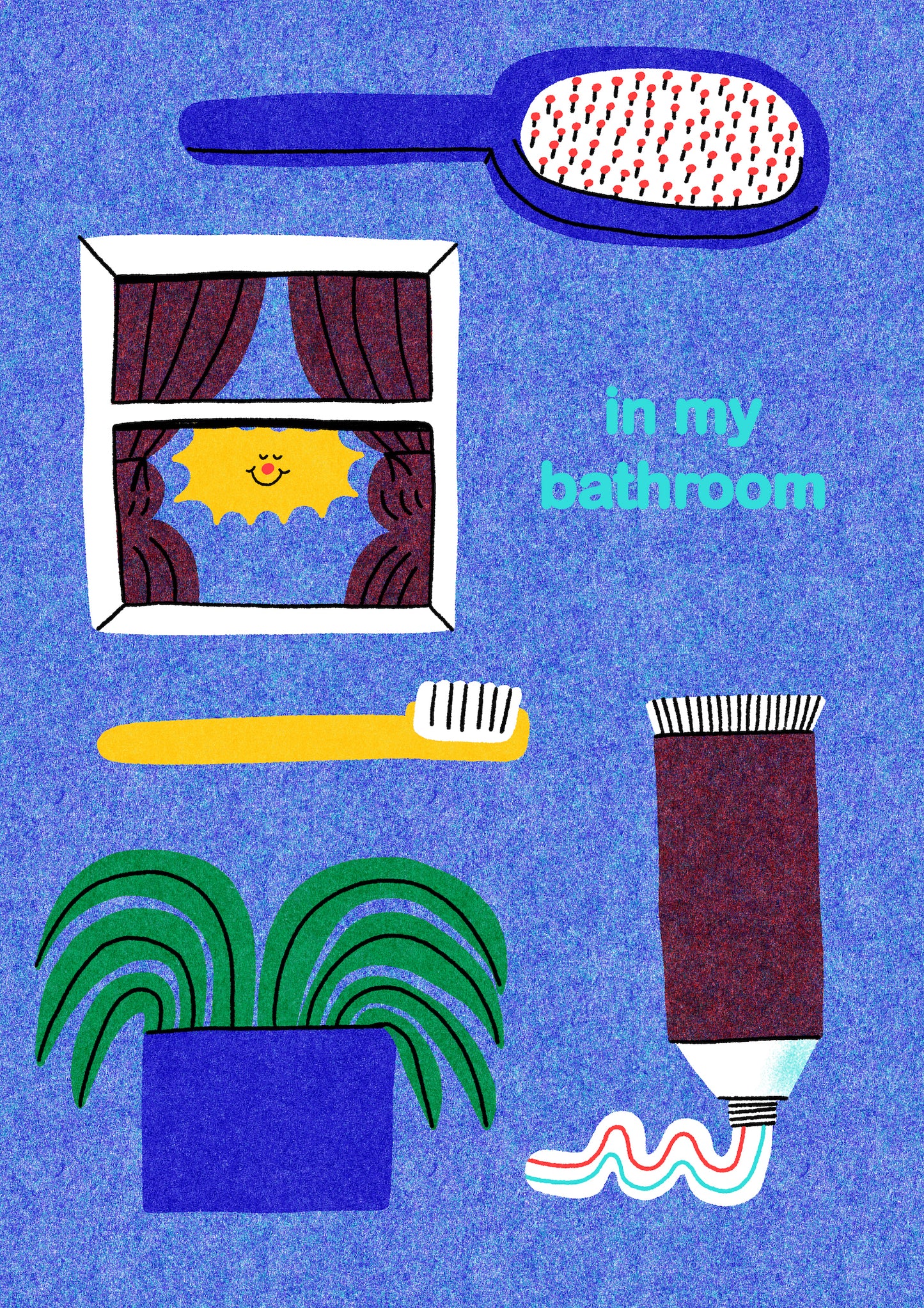 In My Bathroom A4 Print