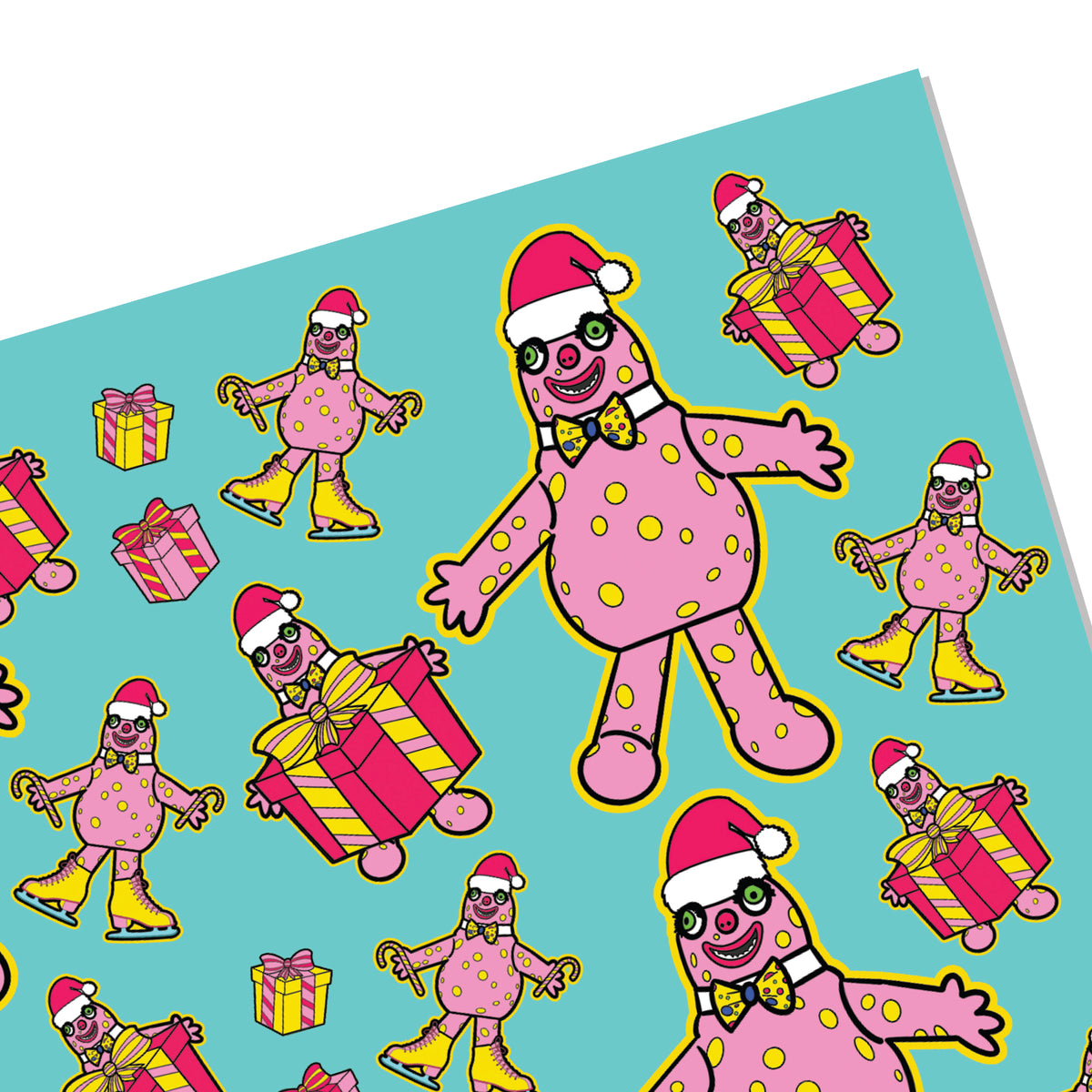 Christmas Blobby Wrapping Paper