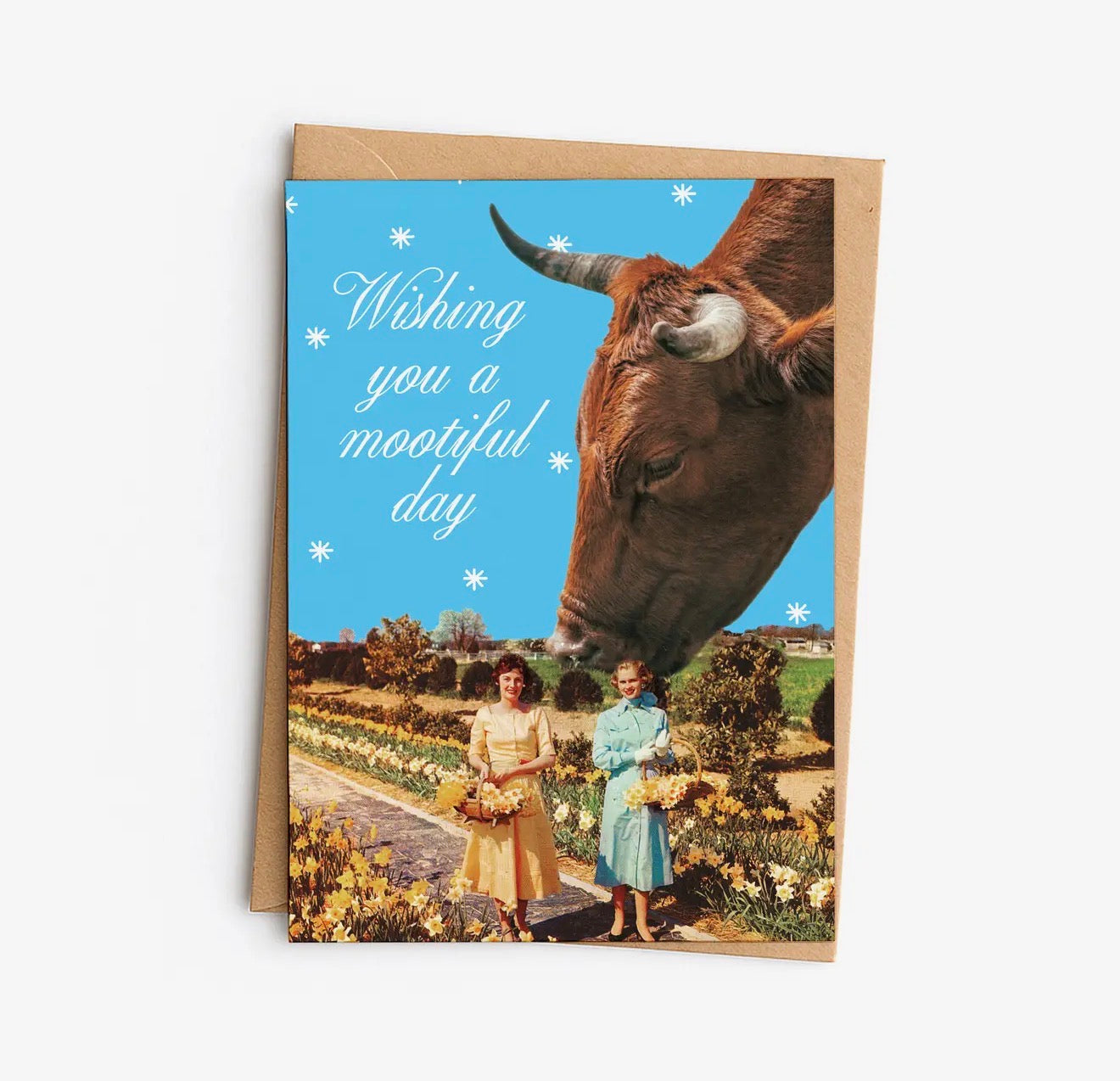 Wishing You A Mootiful Day Greeting Card