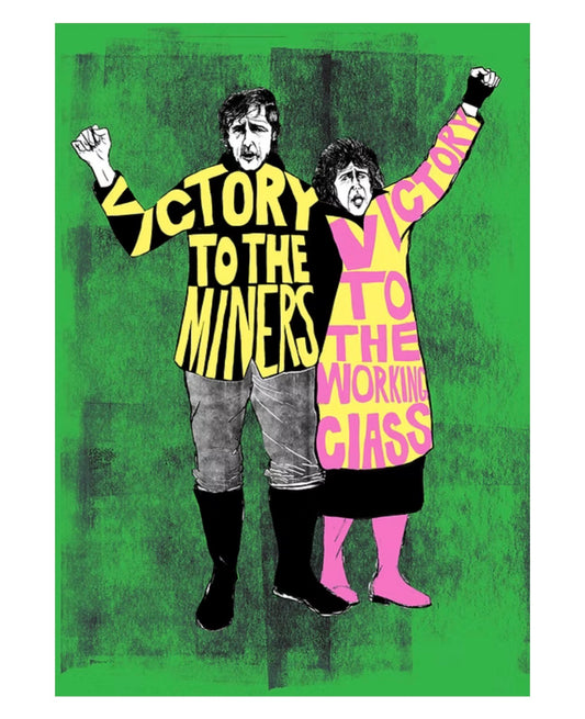 Victory to the Miners A3 Print