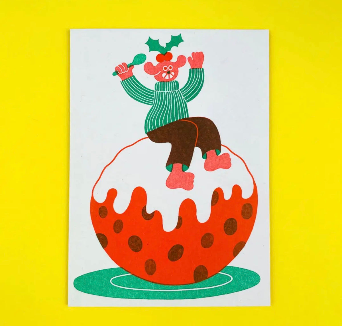 Pudding Christmas Card