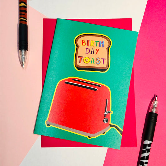 Birthday Toast Greetings Card