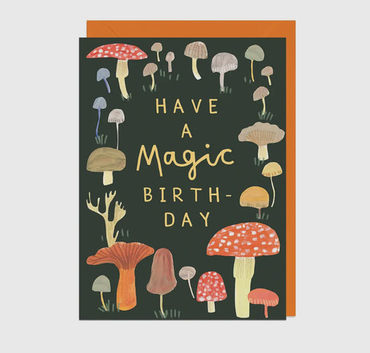 Magic Birthday Mushroom Card