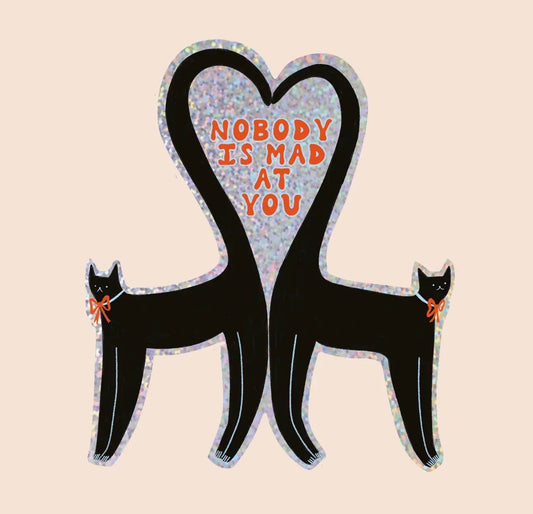 Nobody is Mad at You Sticker