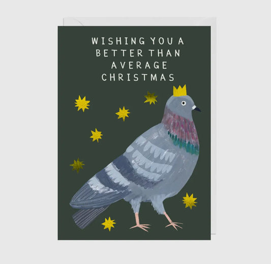 Better Than Average Christmas Foil Card