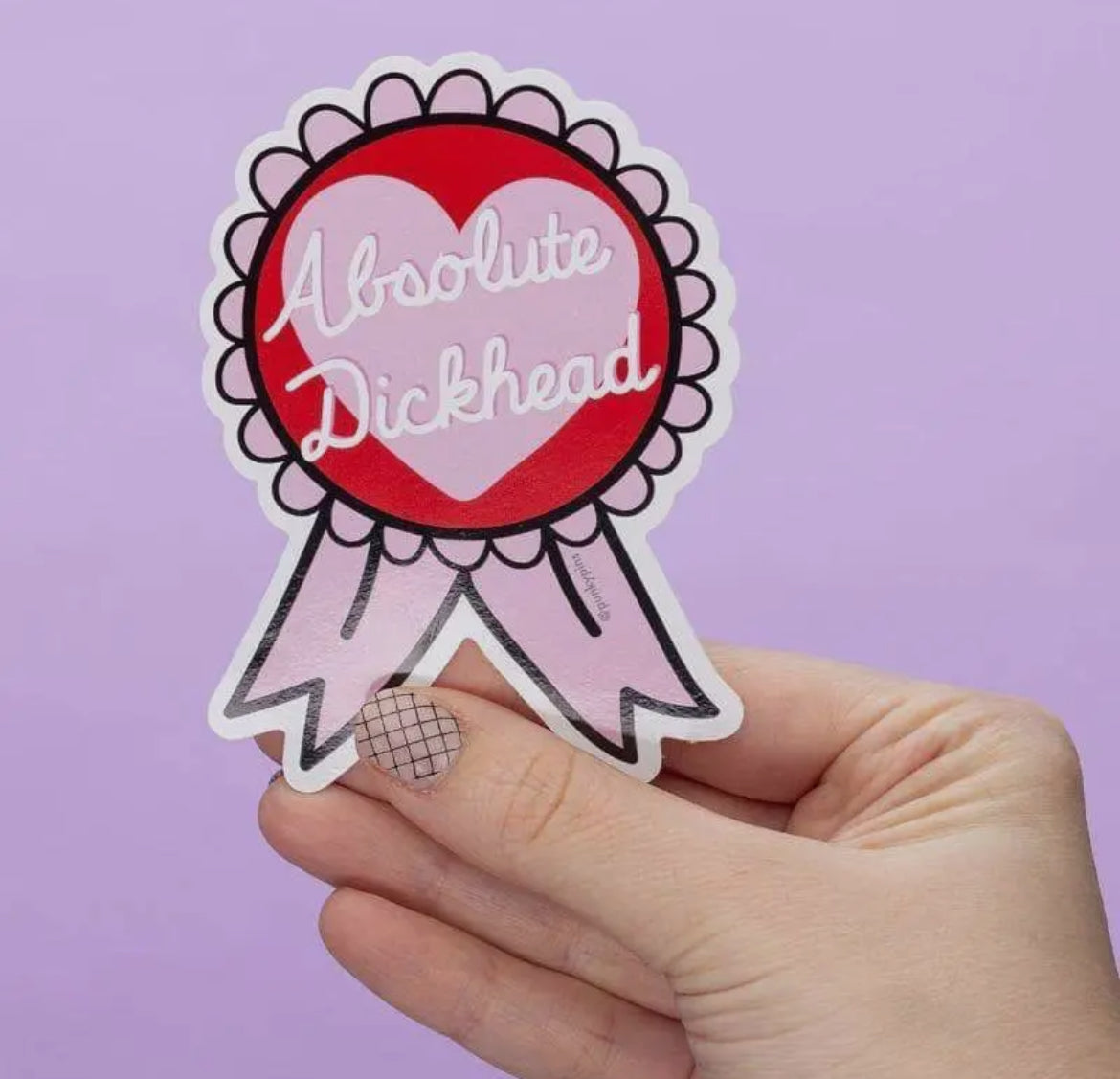 Absolute Dickhead Die Cut Vinyl Sticker