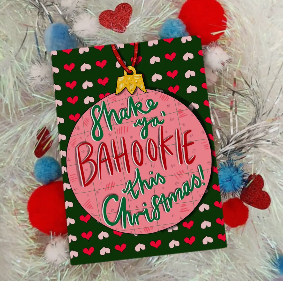Shake Ya Bahookie Christmas Card