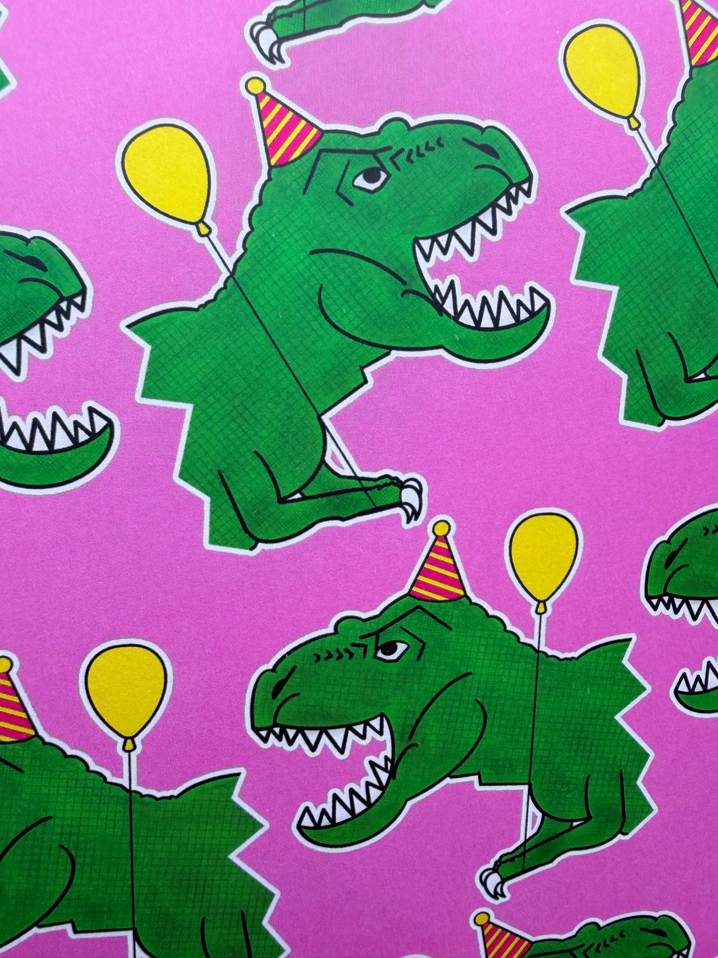 T Rex Party Wrapping Paper