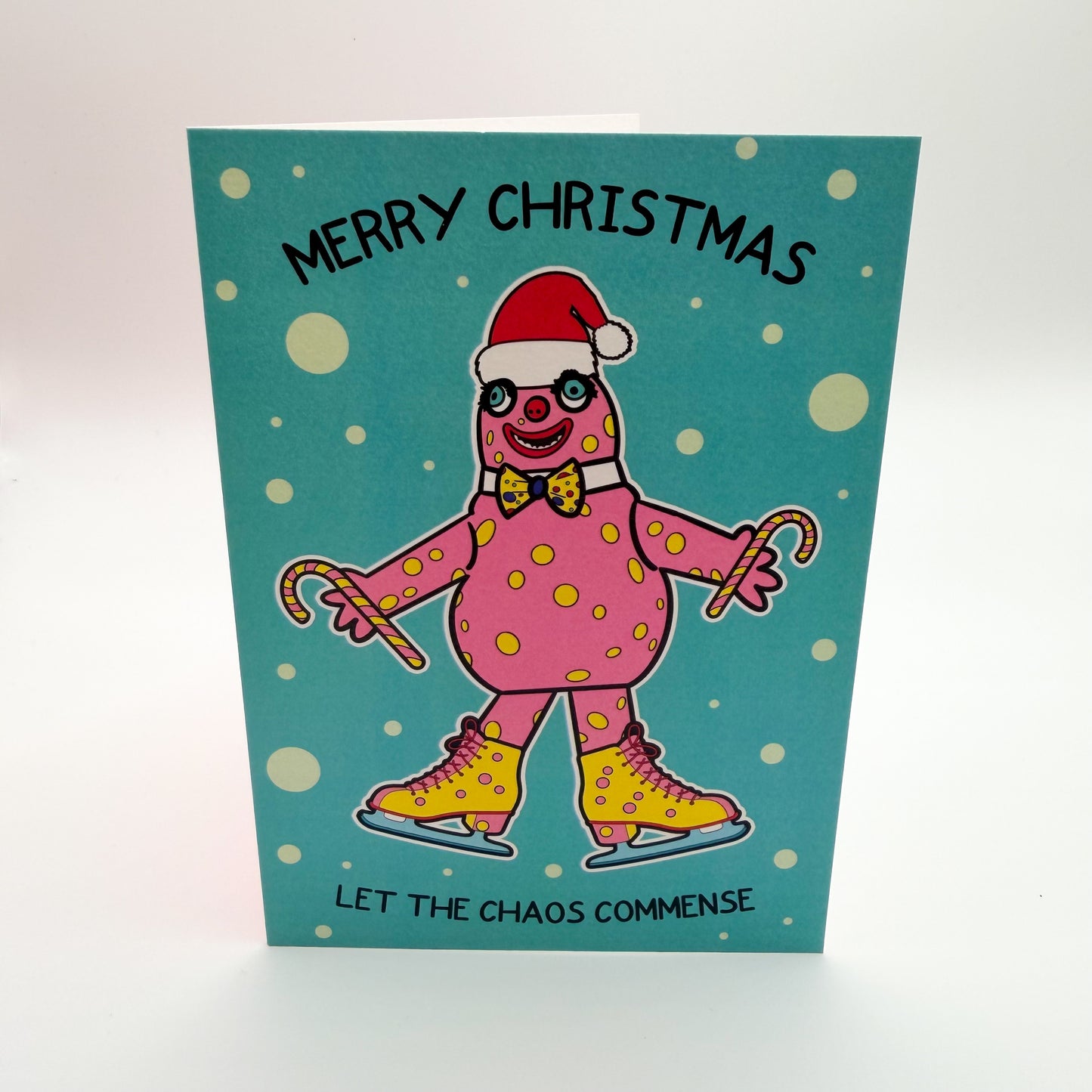 Blobby Chaos Christmas Card
