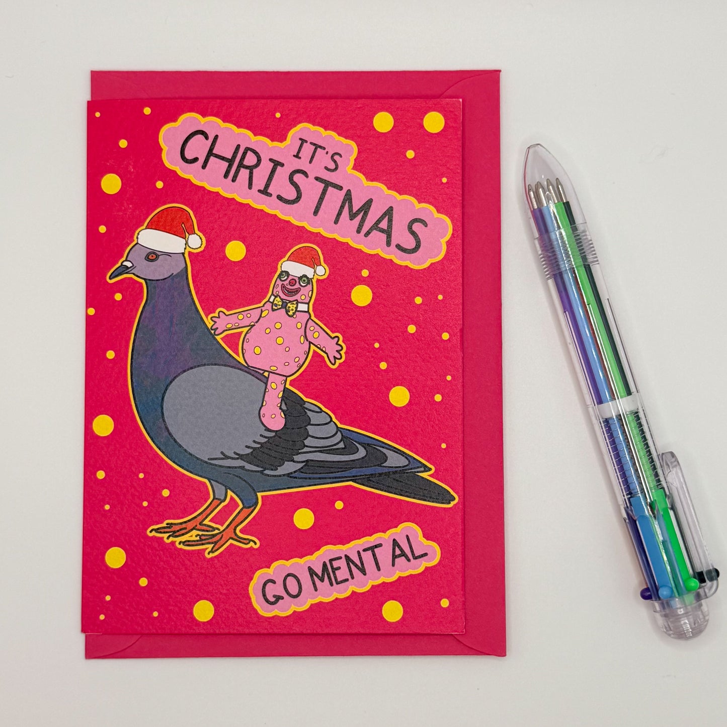 Blobby & Pigeon Christmas Card