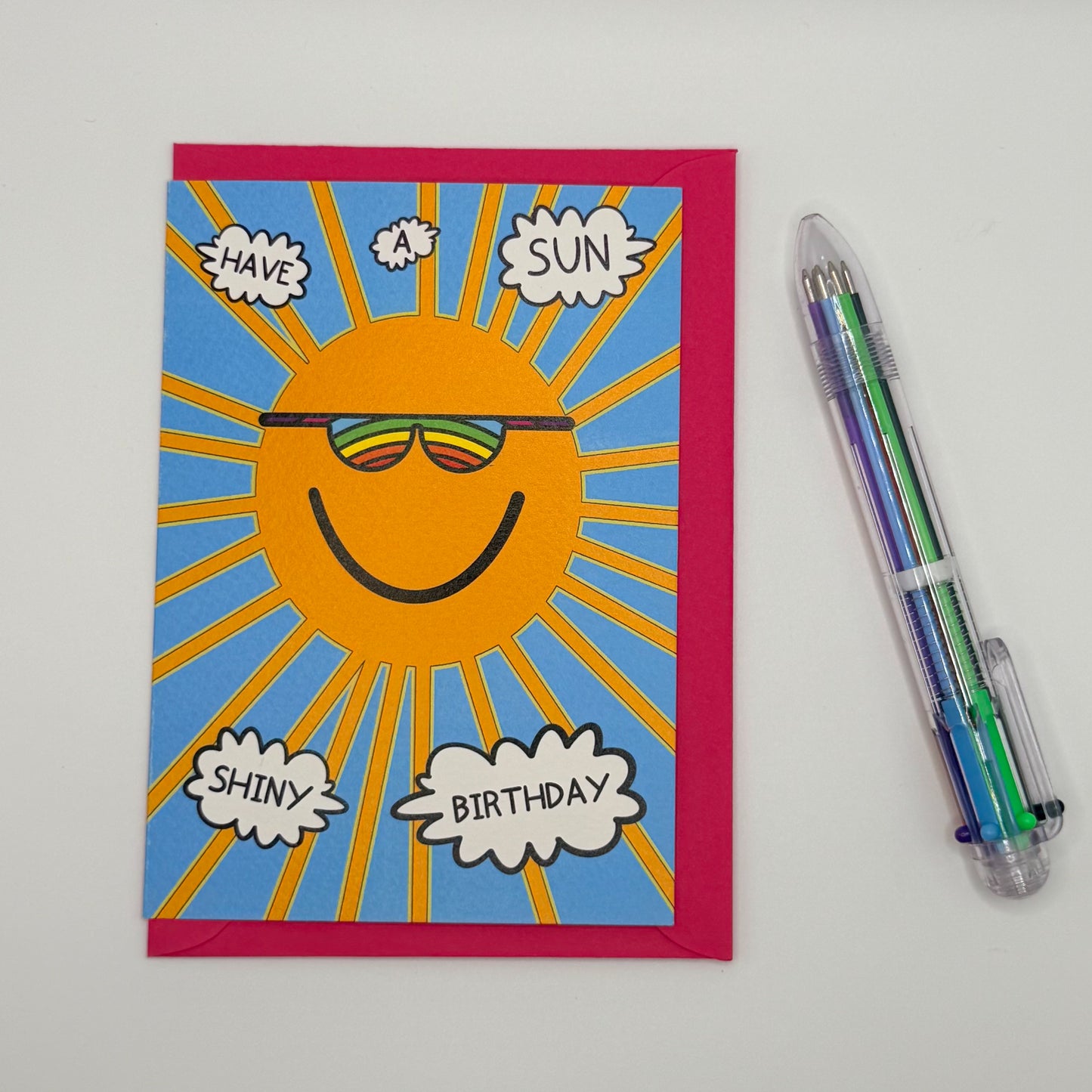 Sun Shiny Birthday Card