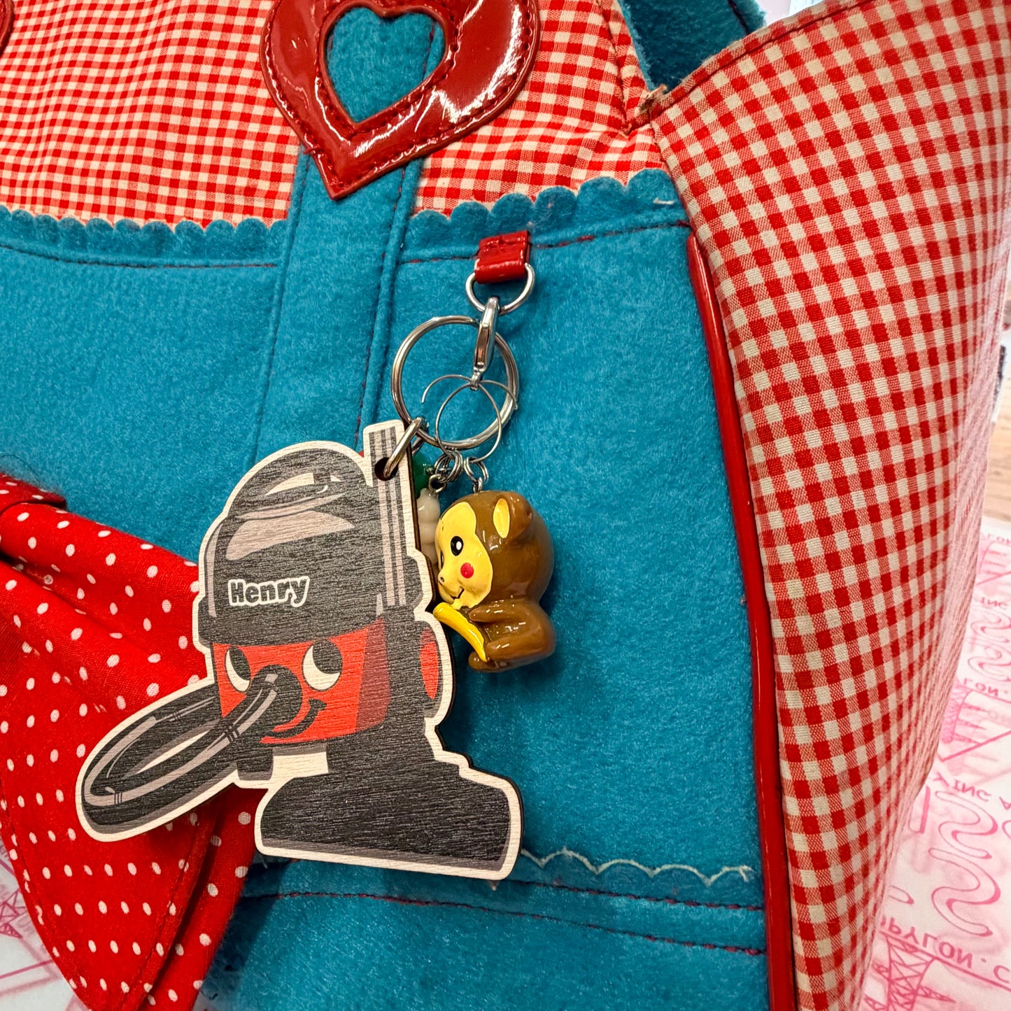 Henry Hoover Wooden Keyring