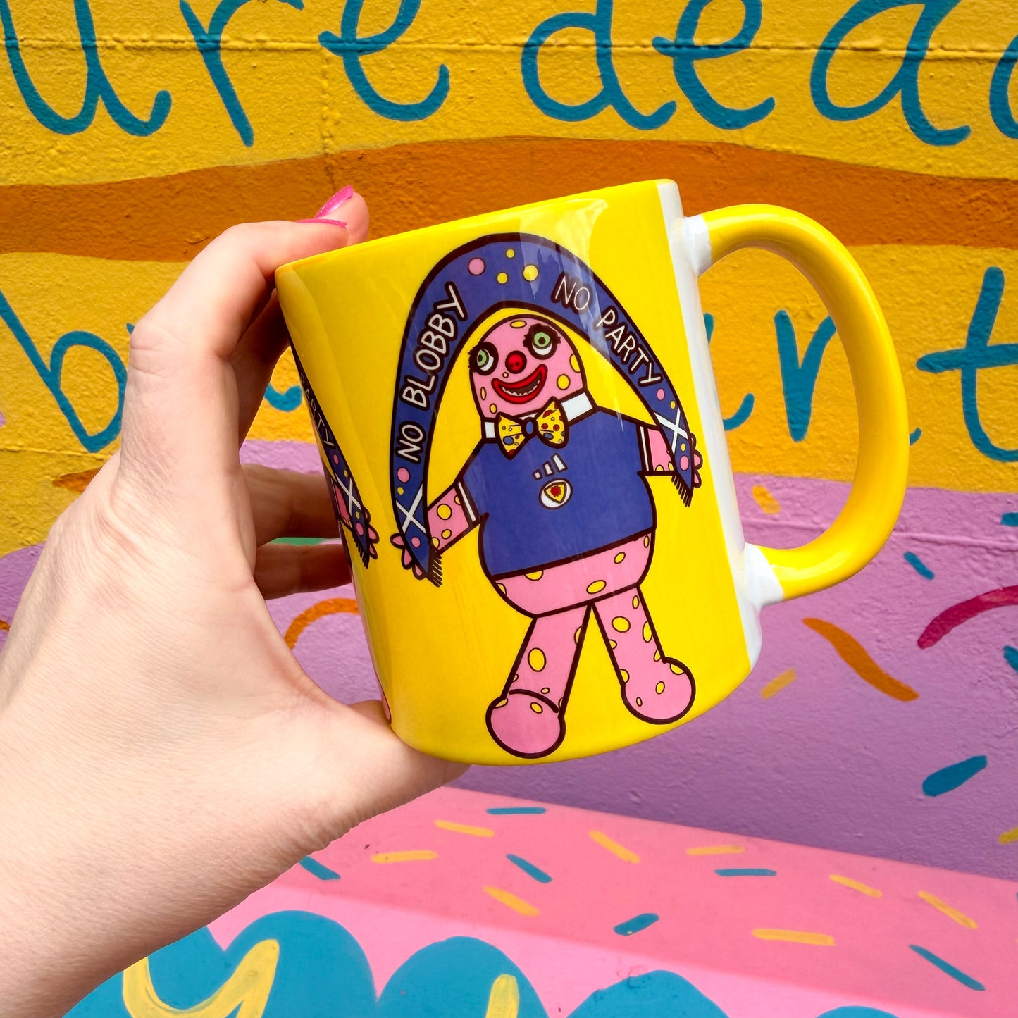 No Blobby No Party Mug