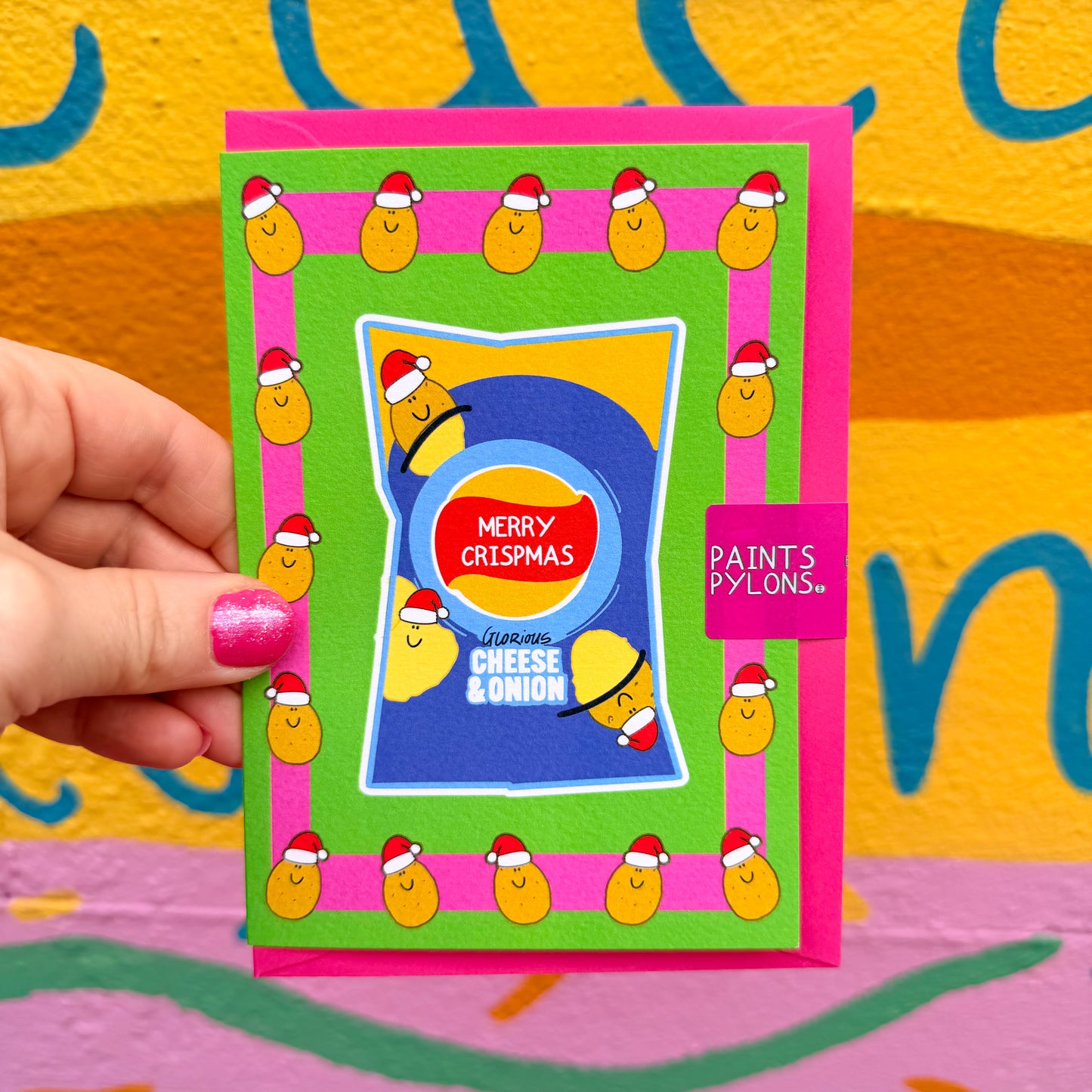 Blobby Chaos Christmas Card