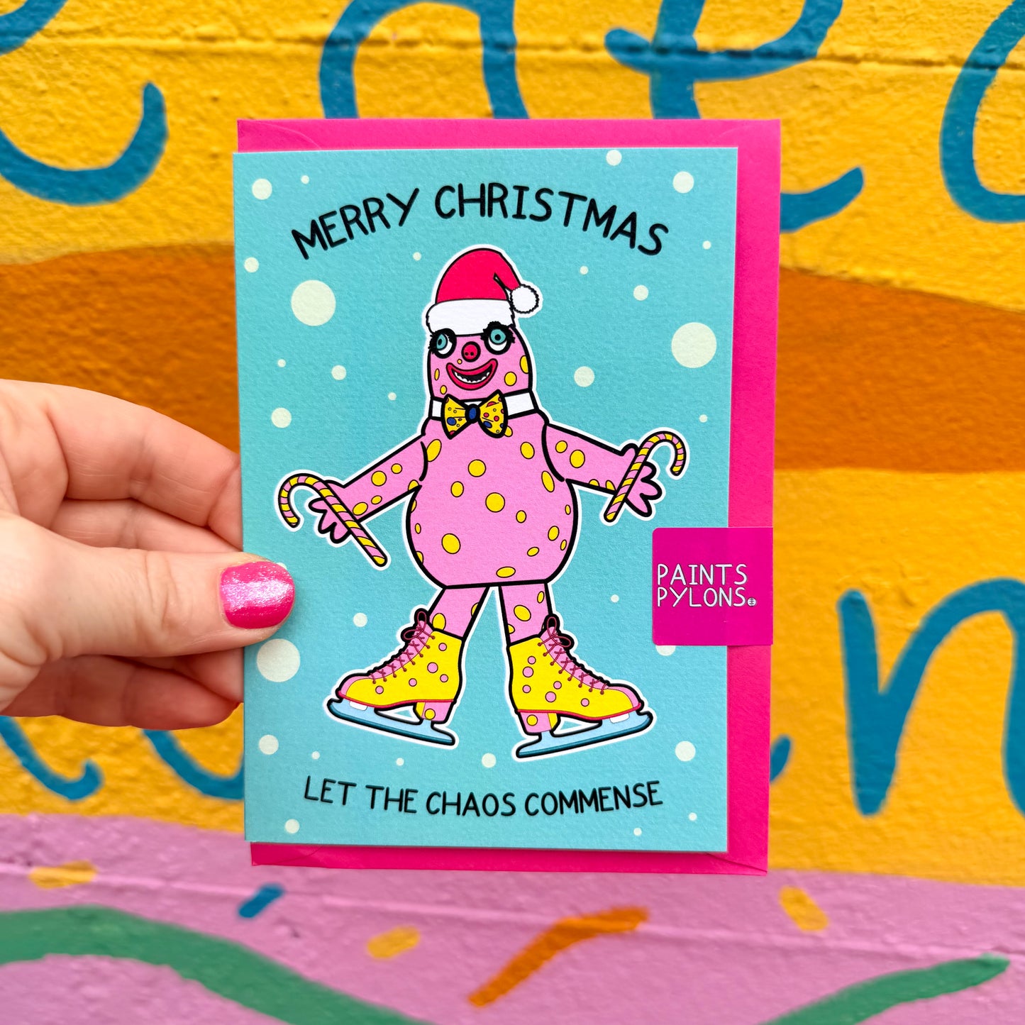 Blobby Chaos Christmas Card