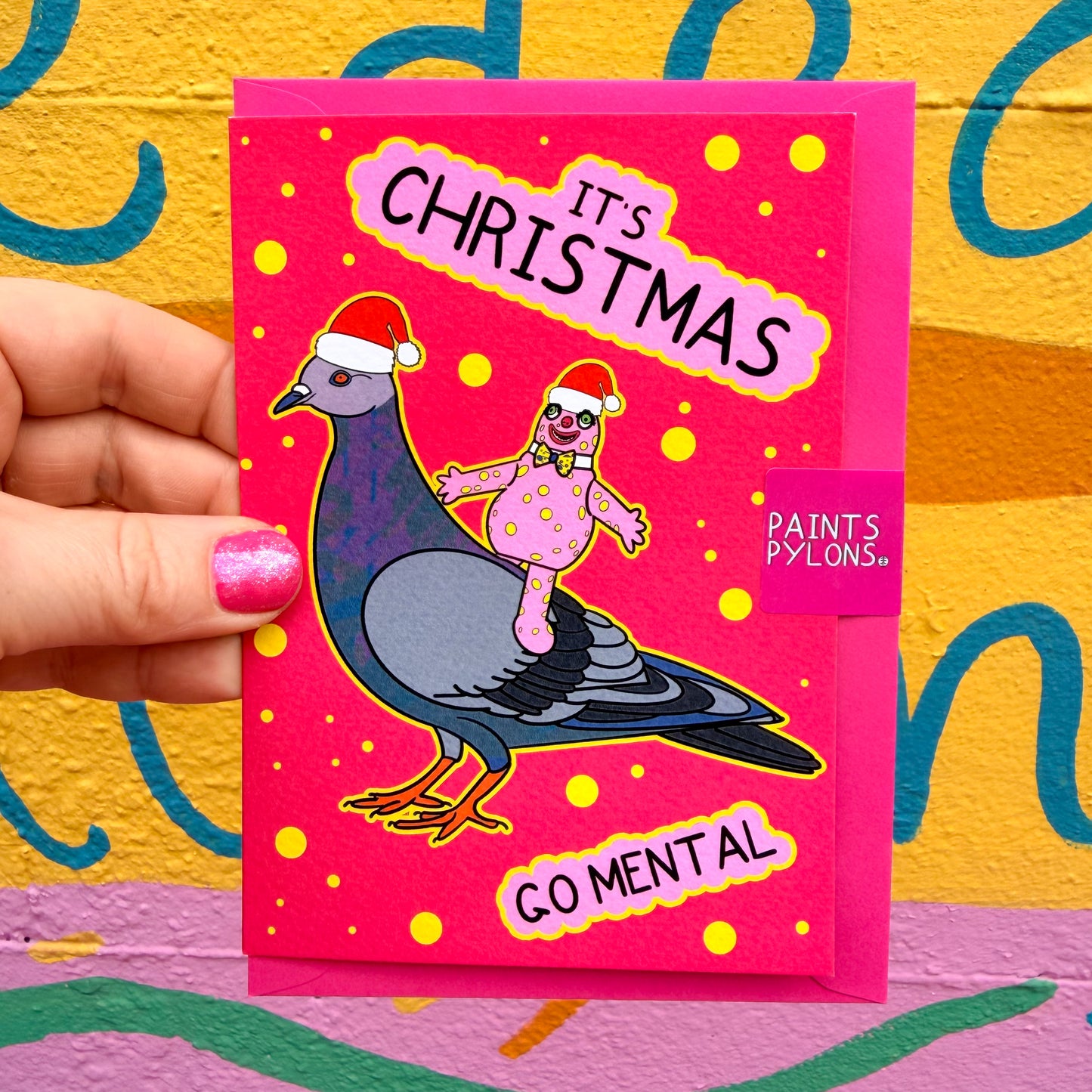 Blobby & Pigeon Christmas Card