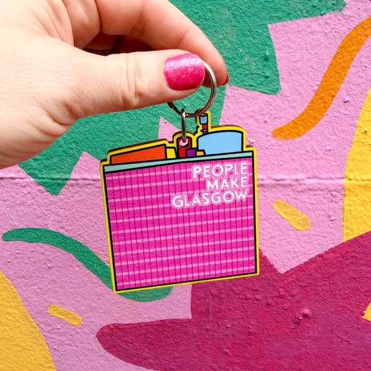 People Make Glasgow Keyring