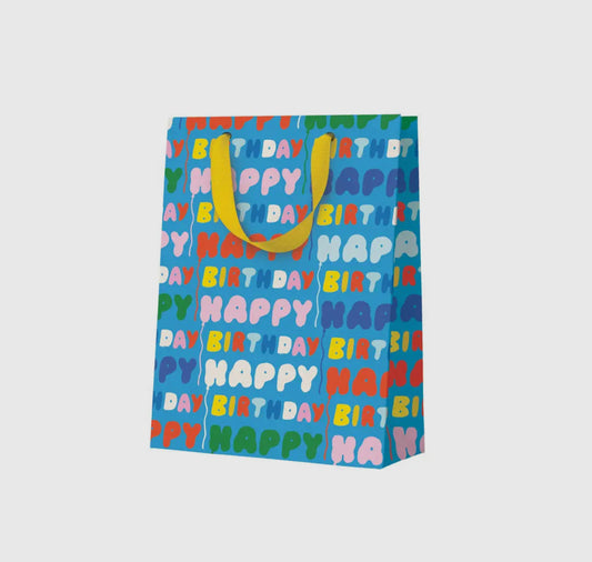 Happy Birthday Repeat Small Gift Bag