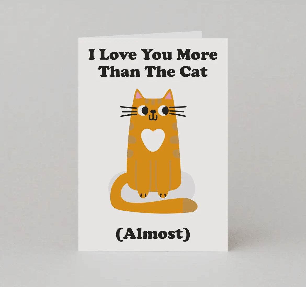 More Than the Cat Valentines Card