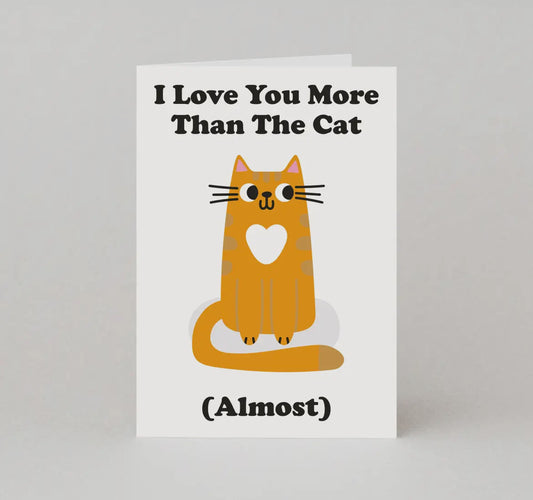 More Than the Cat Valentines Card