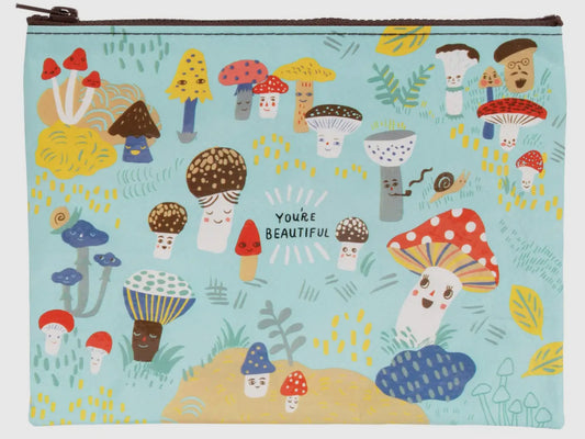 Cute Lil Mushrooms Zipper Pouch
