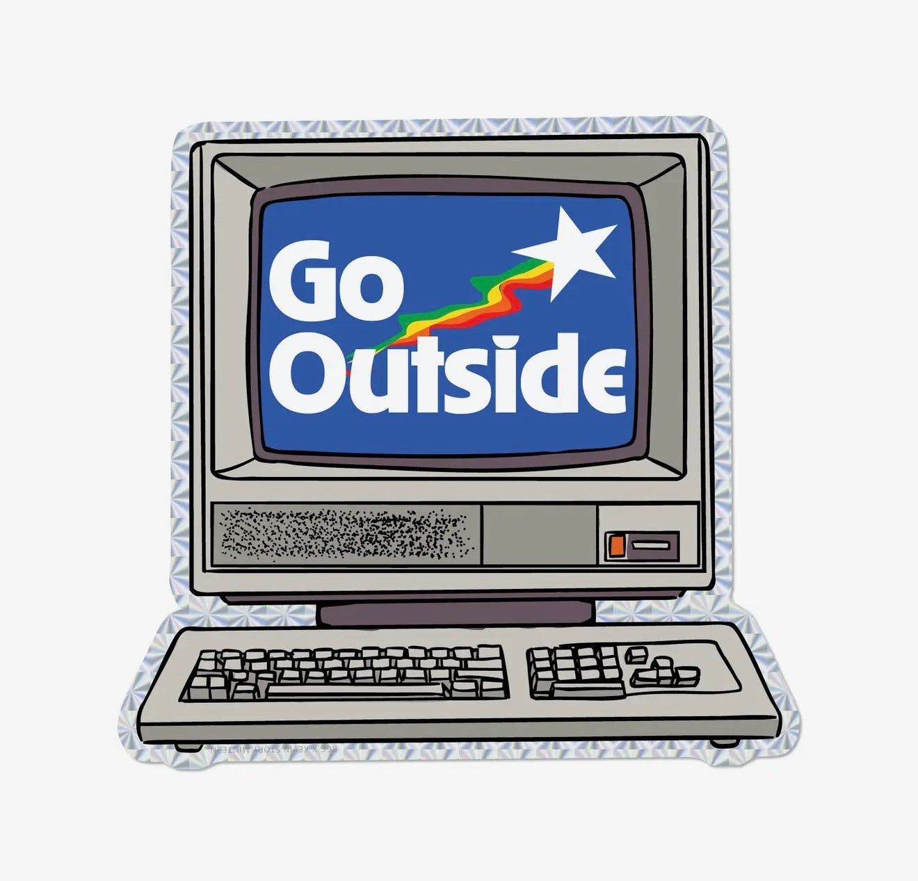 Go Outside Sticker