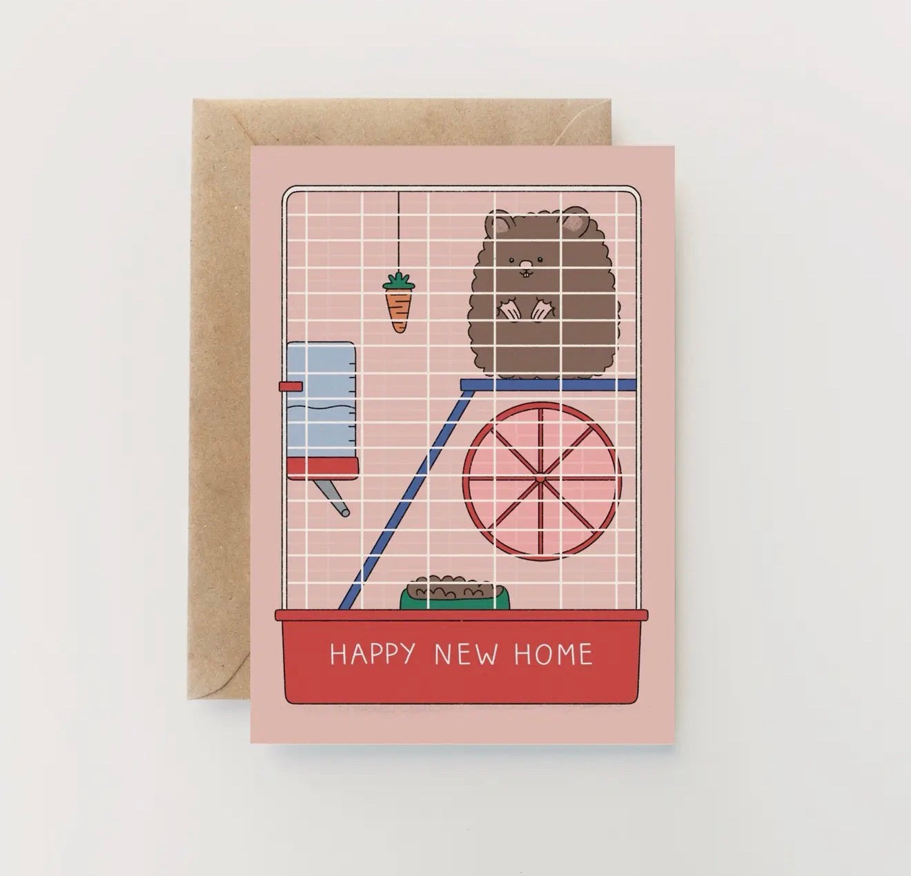 Happy New Home Hamster Greetings Card