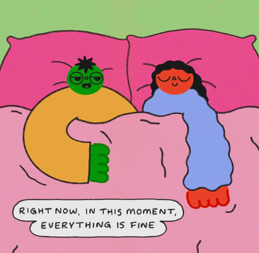 Right Now in This Moment Everything Is Fine Print